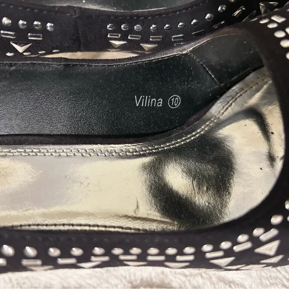 Hot y2k black silver studded high heels pumps 🖤 - Picture 6 of 16